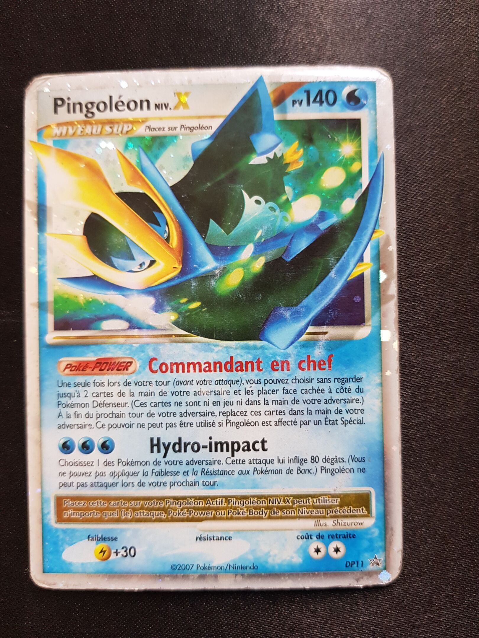 PROMO Diamant et perle - Pingoleon Niveau X DP11 - Front exc…