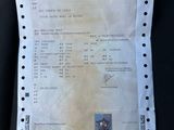 the receipt has been placed on the seat of a car