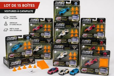 lot de 15 boites de voitures de carrettes