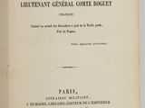 the front cover of a book with a black and white image