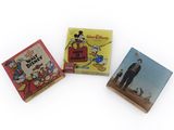 three small boxes of walt and donald duck and donald duck and donald duck and donald duck and donald duck and donald duck and donald duck and donald duck and donald duck