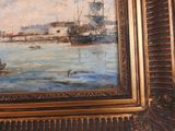 a picture of a painting on the wall of a room
