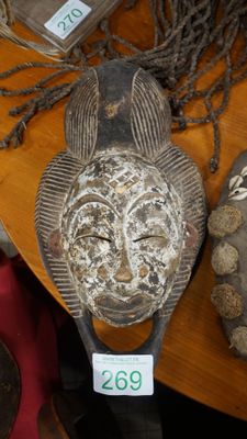 Masque Punu ? , Gabon H : 38cm