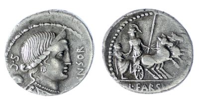 a close up of a coin with an image of a woman on it