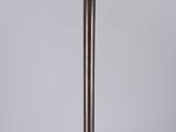 an image of a wooden and metal pole on a clear surface