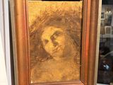 une image d'une peinture exposée dans une vitrine