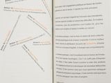 an open book with a picture of a map inside of it