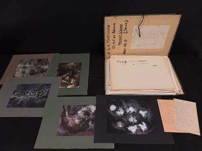 L.A. MARCERON, XXe. Lot de 25 compositions abstraites issues…
