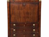 commode ancienne en bois avec dessus en marbre