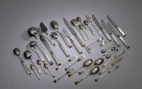 Service de couverts en métal argenté, WMF, comprenant :