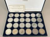 an image of a box of silver coins with a label on it