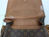 louis vuitton monogram canvas and leather shoulder bag