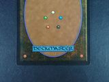 a picture of a deckmaster card on a table