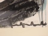 a black and white photo of a boat on the water