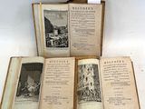un vieux livre ouvert sur plusieurs pages illustrées