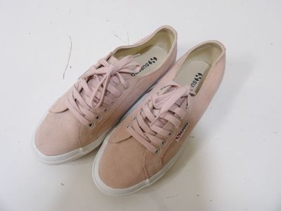 SUPERGA - Taille 41 - Sneakers en cuir suédé coloris rose - …