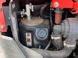 a close up view of the engine of a vehicle