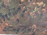 a picture of a painting on the wall of a room