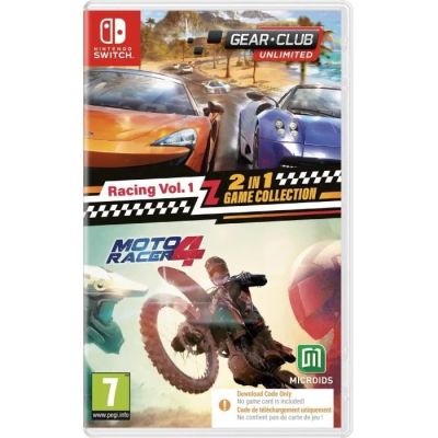 un jeu Nintendo Wii dont la jaquette représente deux jeux de course