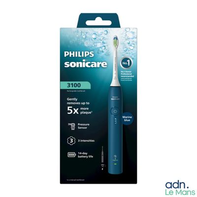 Brosse à dents électrique Philips Sonicare, bleue, lot de 5