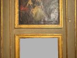 a picture of a painting on the wall of a room