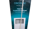 a box of air conditioner with a straw sticking out of it