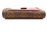 louis vuitton pink monogram canvas and leather wallet