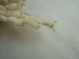 a close up of a piece of food on a table