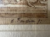 an image of a drawing of a woman sitting on a bench