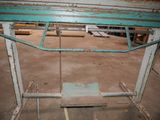 a metal frame that has been placed on the floor