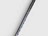 a close up of a flute on a white surface