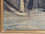 a picture of a painting on the wall of a building