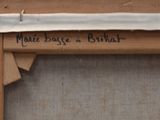 a picture of a piece of wood with writing on it