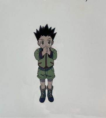 Hunter x Hunter Gon Freecss Cellulo à l’encre et à la gouache représen