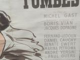 a poster on the wall of a building advertising the movie sur vos zombies