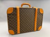 louis vuitton monogram canvas and leather suitcase