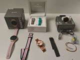 a box with a watch, a watch, a bracelet, a watch, a watch, a watch, a watch, a watch, and a watch