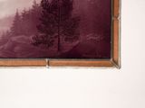 a picture of a picture hanging on the wall of a room