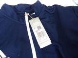 a label on the back of a baseball jacket