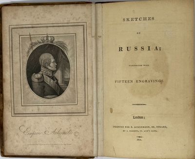 an old book with a picture of a man in a suit
