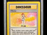 a close up of a card in a plastic case