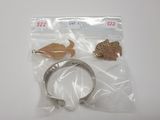 a plastic bag with a cookie cutter, cookie cutter, and a cookie cutter