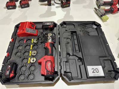 many tools in the case on the table