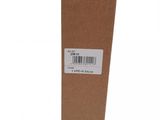 a brown cardboard box with a barcode on it