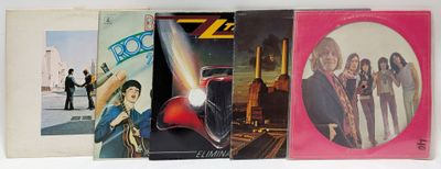 Ensemble de vinyles 33 tours dont THE ROLLING STONE, Pink Fl…