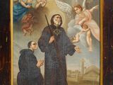 une image représentant un tableau d'un saint entouré d'anges