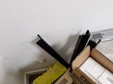 a box full of items sitting on top of the floor