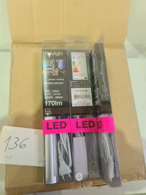 Lot de 10 luminaires LED HOLYLIGHT, pour meuble/dressing , 2…