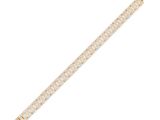 un bracelet en diamant et or dix-huit carats