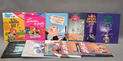 LOT de douze BD cartonnées dont une brochée : "Les zappeurs …
